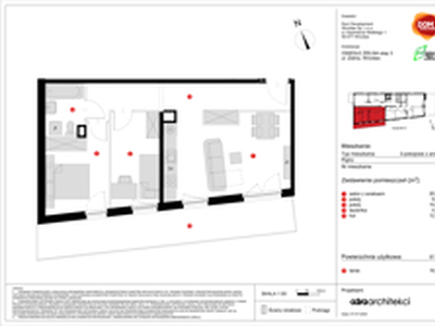 Mieszkanie, 57,39 m², 3 pokoje, piętro 2, oferta nr C/6