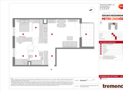 Mieszkanie, 65,25 m², 3 pokoje, piętro 2, oferta nr E/64