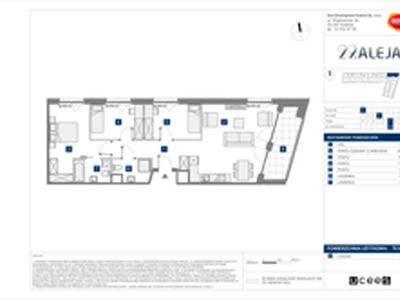 Mieszkanie, 78,54 m², 4 pokoje, piętro 5, oferta nr E/122