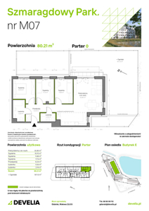 Mieszkanie, 80,21 m², 4 pokoje, parter, oferta nr E/007