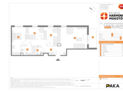 Mieszkanie, 81,27 m², 4 pokoje, piętro 5, oferta nr F/26