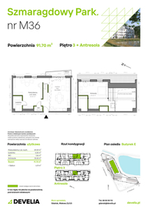 Mieszkanie, 91,70 m², 4 pokoje, piętro 3, oferta nr E/036