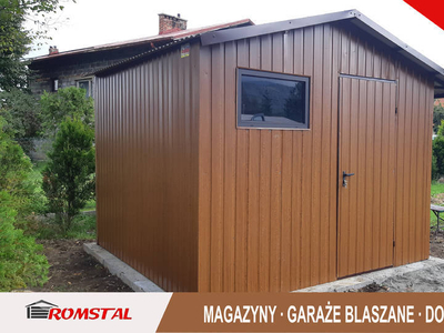 Garaż Blaszany - Domek Ogrodowy - Blaszak - Garaże - Romstal -A61v2