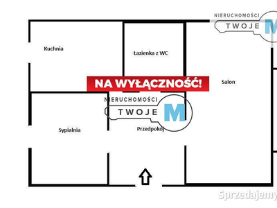 Mieszkanie 49.03m2 2-pokojowe Kielce