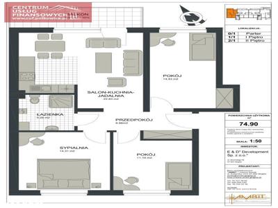 Deweloperskie-74,90m2 - 4 pok. parter z ogródkiem