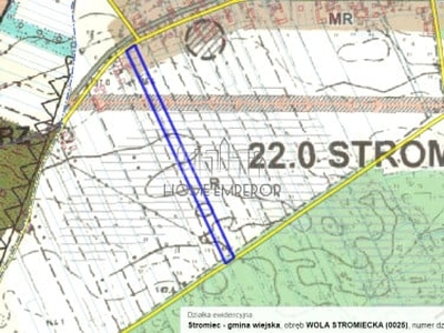 Działka siedliskowa Stromiecka Wola