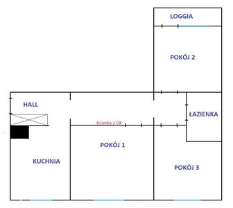 M3 * 2 P * os. SIenkiewicza 46 m2 bez pośredników