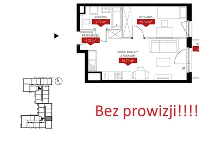 Mieszkanie dwupokojowe na sprzedaż