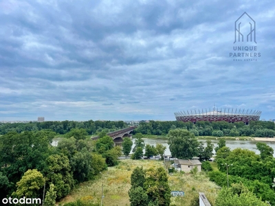 Powiśle | 2 pokoje | widok na Wisłę | 8m2 balkon