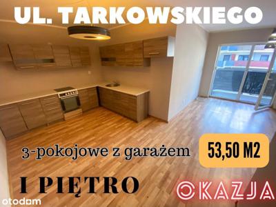 53,50m2, I p. balkon + garaż -- ul. Tarkowskiego