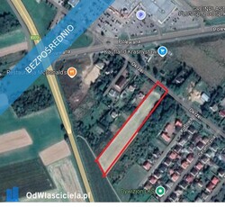 Działka o powierzchni 8000 m2 Krasnystaw ul. Okrzei