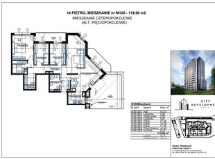 Mieszkanie na 14 piętrze z tarasem!!! - Rzeszów