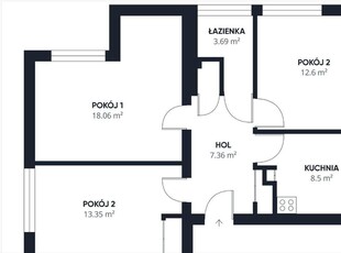 Mieszkanie trzypokojowe na sprzedaż