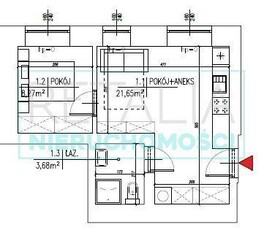 Bezczynszowe mieszkanie w Grodzisku 33,6 m2