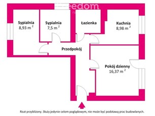 Mieszkanie w Jaśle, I piętro, 54,20m2