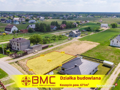 Działkę sprzedam 671m2 Koszęcin Dąbrówki