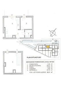 Mieszkanie 2-poziomowe o pow. 62,41m2