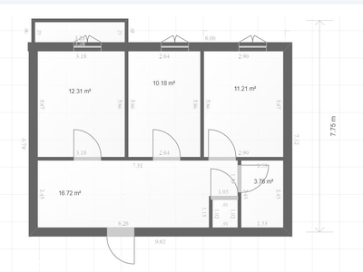 4-pokojowe mieszkanie 66m2 + balkon Bez Prowizji