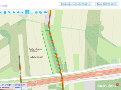 Działka usługowa Izabela pod Warszawą
