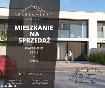 Mieszkanie z tarasem 40m2 - WINIARY - PARTER