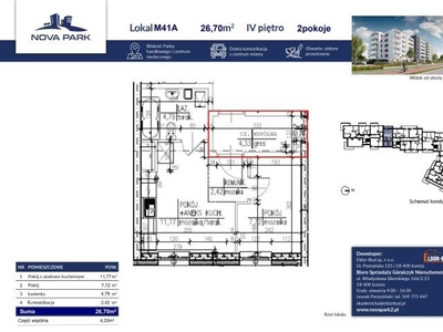 Mieszkanie dwupokojowe na sprzedaż