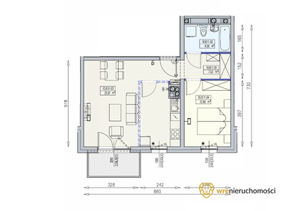 Mieszkanie na sprzedaż 48,95 m², piętro 8, oferta nr 985097