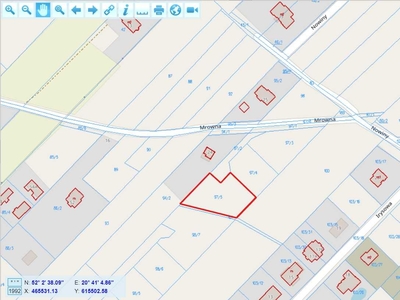 Piękna działka budowlana 1400m2 w Zalesiu k.Grodziska Maz. MPZP