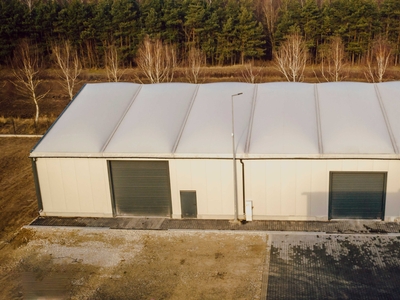 Producent hal namiotowych aluminiowych magazynowych 15x22x4,5m EWENTA