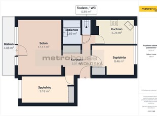 ✅Komfortowe mieszkanie 3pok.260m od METRA! GOTÓWKA