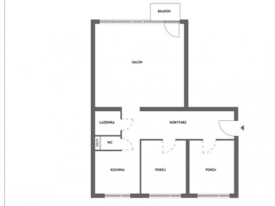 Sprzedam 3-pokojowe mieszkanie - 60,4 m2, os. Dworcowa Płock