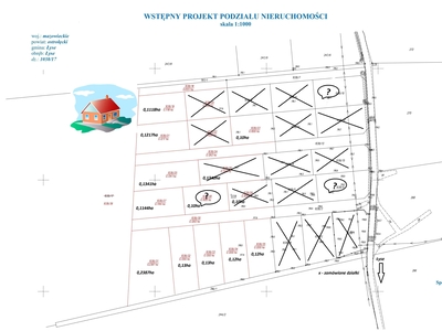 Sprzedam działki budowlane działka budowlana Łyse