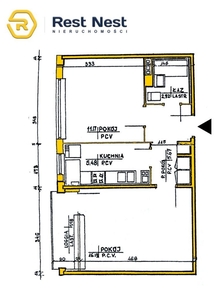 2 pokojowe mieszkanie 41,5 m2 - Bemowo Jelonki