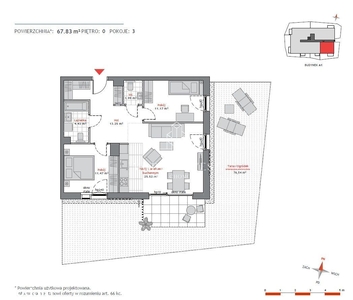 3 pokojowe mieszkanie w Oliwie, odbiór 2024. Duży