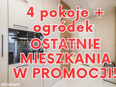 Gotowe 4 pokoje + ogródek, bez Pcc i Prowizji, Utp