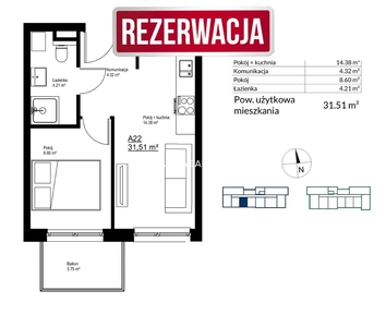 Kraków Bieżanów-Prokocim, Bieżanów Bieżanów, 31,51 m