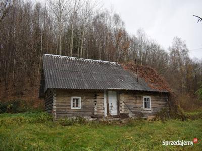 Dom drewniany na działce 36a- Nozdrzec