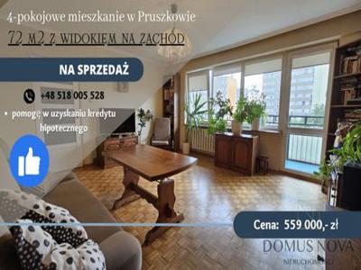 Mieszkanie na sprzedaż 4 pokoje Pruszków, 72,20 m2, 4 piętro