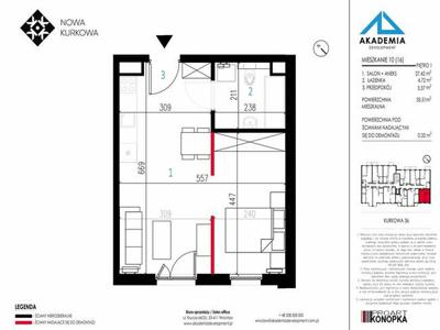 Mieszkanie Nadodrze - Nowa Kurkowa - 35 m2