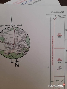 Atrakcyjna działka, Wąwał, 965 m2