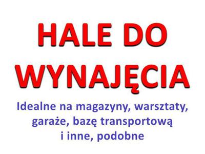 Hale i magazyny Kraśnik - na warsztaty, bazę, garaże, itp.