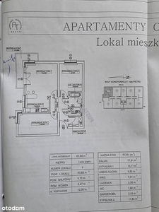 Mieszkanie 3 pokojowe centrum Ożarowa Maz