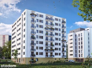 3-pokojowe mieszkanie 45m2 + balkon