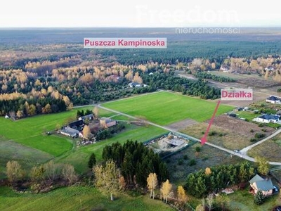 Działka w sąsiedztwie Puszczy Kampinoskiej