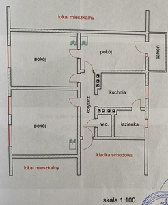 Mieszkanie w kamienicy - centrum Ostródy, ul. Jana Pawła II