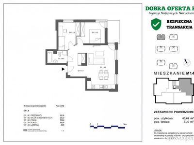 Nowe gotowe do odbioru 3 pok dla rodziny z MP&KL