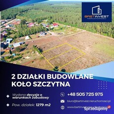 Działki budowlane koło Szczytna