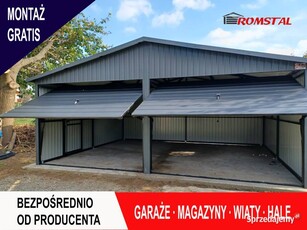 GRAFITOWY Garaż Blaszany 6x6 - Garaże Blaszane - Romstal 29v5