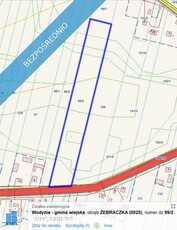 Działka pod zabudowę jednorodzinną, bliźniaczą lub siedliskowo-zagrodową