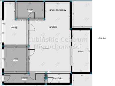 Mieszkanie na sprzedaż 3 pokoje Lubin, 75 m2, parter