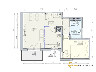 Mieszkanie na sprzedaż 49,54 m², piętro 2, oferta nr 766333